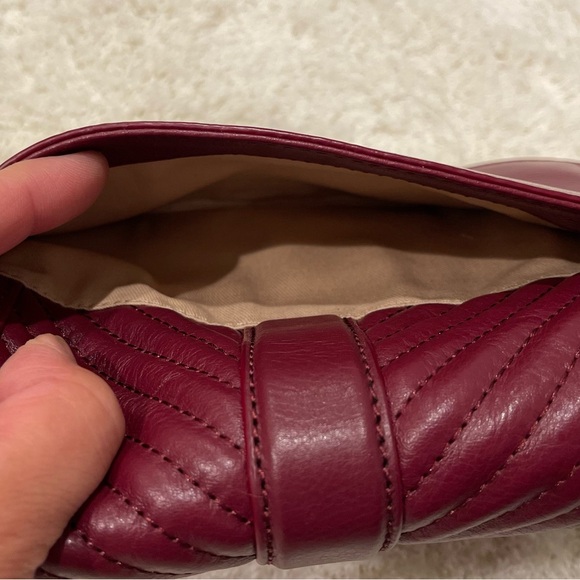 Rebecca Minkoff quilted Love cross body in pinot noir - Picture 11 of 11